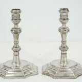 Pair of baroque silver chandeliers - Foto 1