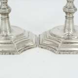 Pair of baroque silver chandeliers - photo 4