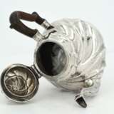 SILVER TEAPOT WITH TWIST-FLUTED FEATURES. - фото 5