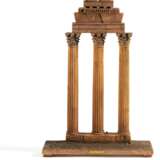 Cork model of the Temple of Castor and Pollux in Rome - photo 1