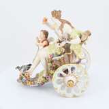 Porcelain figurine of Venus on carriage - Foto 3