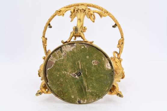 Gilt bronze centerpiece with malachite bowl - Foto 4
