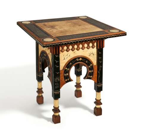Rare decorative walnut table - Foto 1