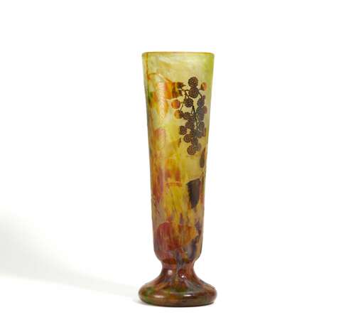 Large glass vase "Mûres" - фото 1