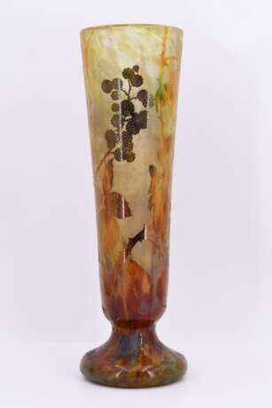 Large glass vase "Mûres" - photo 5