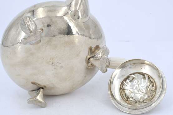 Three-piece silver and ivory tea set "Blossom" - photo 6
