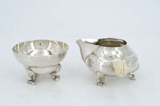 Three-piece silver and ivory tea set "Blossom" - photo 10