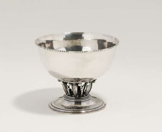 Footed silver bowl "Louvre" - Foto 3