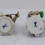 7 miniature porcelain figurines of hunters and huntresses - Foto 1