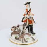 Porcelain ensemble of hunter with slain rabbit - фото 2