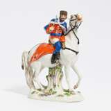 Porcelain figurine of a riding hussar - фото 1