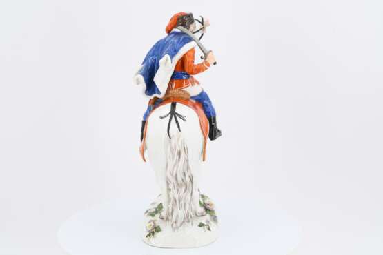 Porcelain figurine of a riding hussar - фото 3