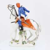 Porcelain figurine of a riding hussar - фото 4