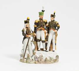 Porcelain figurines of miners