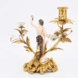 Pair of figural porcelain candle sticks - photo 6