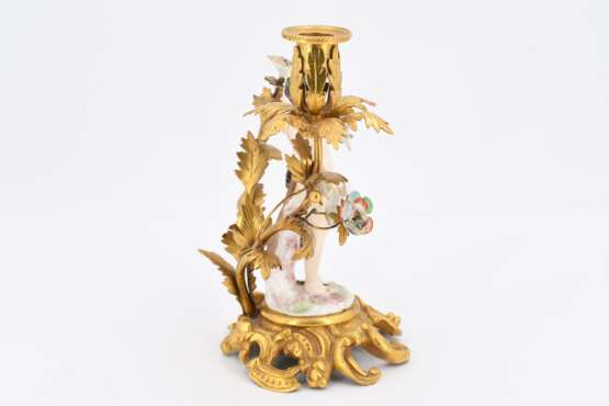 Pair of figural porcelain candle sticks - photo 7
