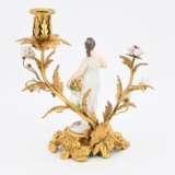 Pair of figural porcelain candle sticks - photo 11