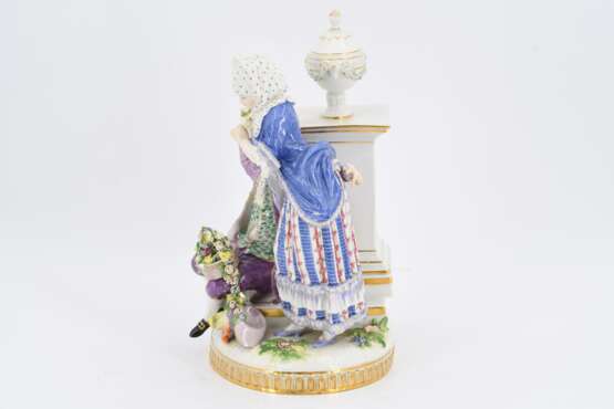 Porcelain group "The Love Trial" - photo 3