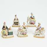 Porcelain figurines "The five senses" - Foto 3