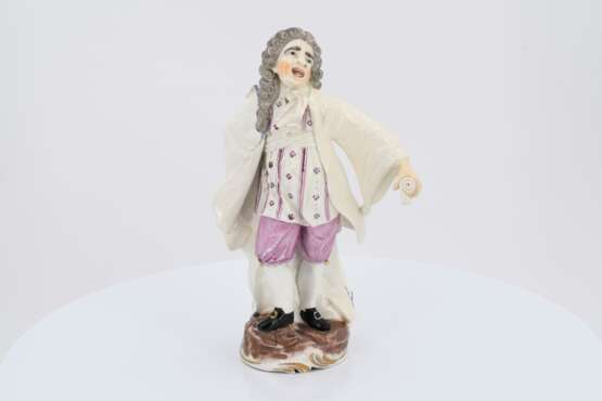 Porcelain figurine of singing capellmeister - фото 2