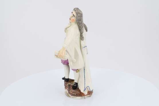 Porcelain figurine of singing capellmeister - photo 3