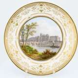 Porcelain plate with cityscape - фото 2