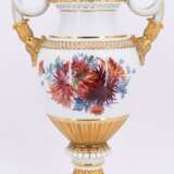 Porcelain snake handle vase - фото 2
