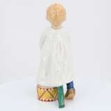 Porcelain figurine of boy with drumstick and drum - photo 4
