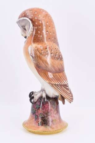 Porcelain figurine of barn owl - photo 5