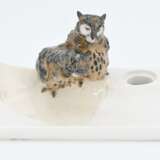 Porcelain writing set with pair of owls - Foto 2