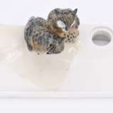 Porcelain writing set with pair of owls - фото 6