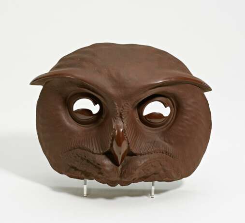 Böttger stoneware eagle owl mask - фото 1