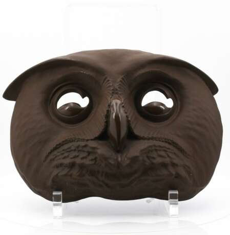 Böttger stoneware eagle owl mask - фото 2