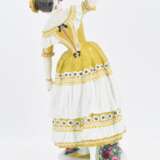 Porcelain figurine of Fanny Elßler dancing Cachuca with castanets - Foto 2