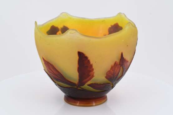 Glass bowl with floral décor - фото 4