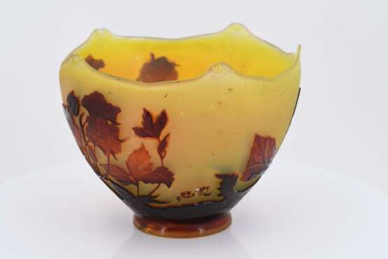 Glass bowl with floral décor - фото 5