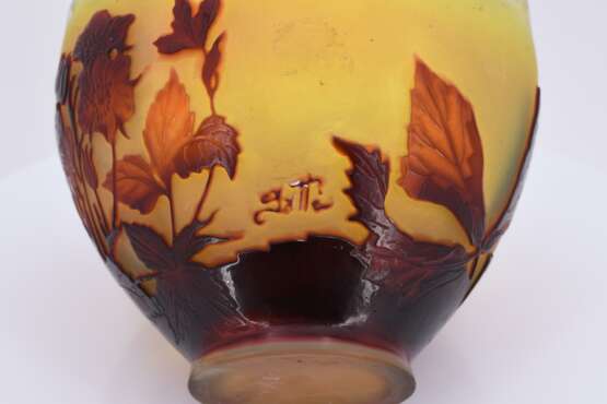 Glass bowl with floral décor - фото 6