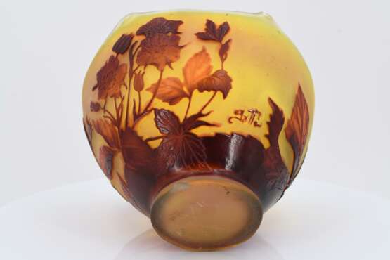 Glass bowl with floral décor - фото 8