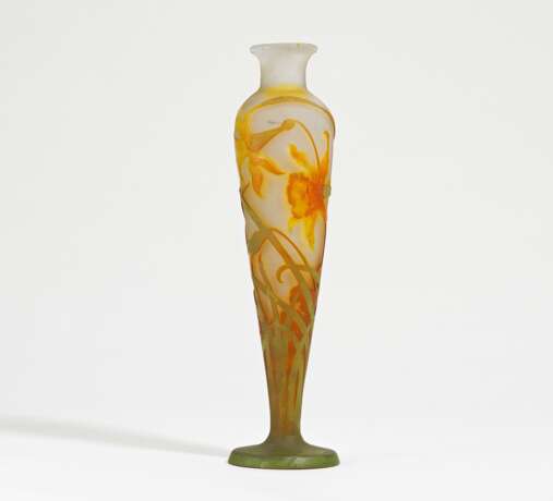 Glass vase "Narcisses" - photo 1