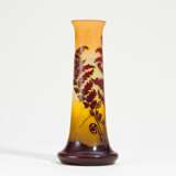 Glass vase with fern décor - photo 1