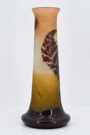 Glass vase with fern décor - photo 3