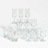 Set of champagne, wine and water glasses - Foto 1