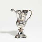 Silver helmet shaped jug with rocaille décor - photo 1