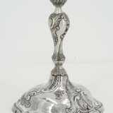 Rococo silver candlestick - photo 3