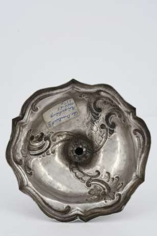 Rococo silver candlestick - Foto 6