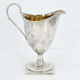 Footed silver milk jug - фото 2