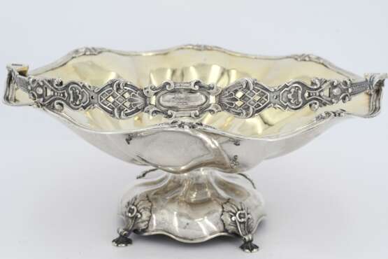 Silver bowl with handle - фото 3