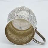 Silver salt dish and small George II mug with relief décor - фото 10