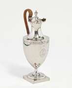 John Robins. Footed George III silver jug