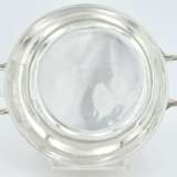 George III silver serving bowl with insert - photo 2